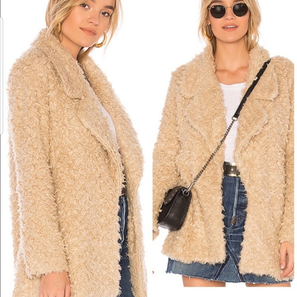 TulaRosa -Violet Shag teddy coat- gorgeous!